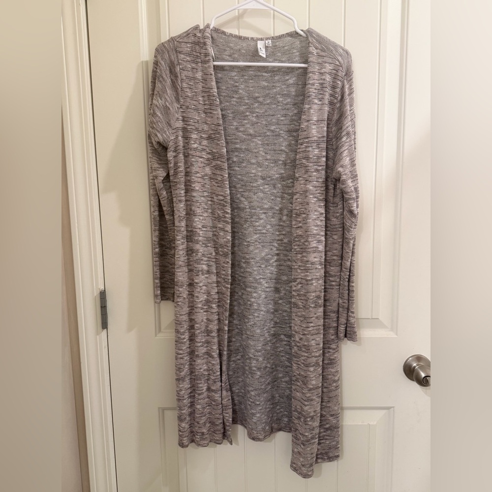 Open-Front Long Cardigan